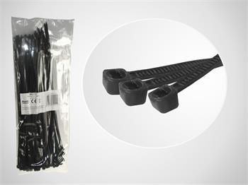 Stahovací pásky 400/5.0  ČERNÉ 100ks