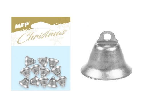MFP 8882341 Zvonečky 1,7cm/12ks stříbrné