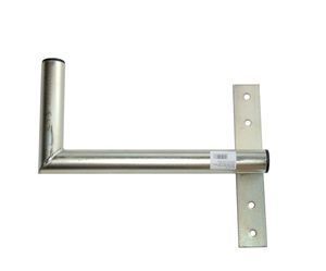 Konzola - držák antén k oknu, 25cm, žárový, pravý pr 42 mm