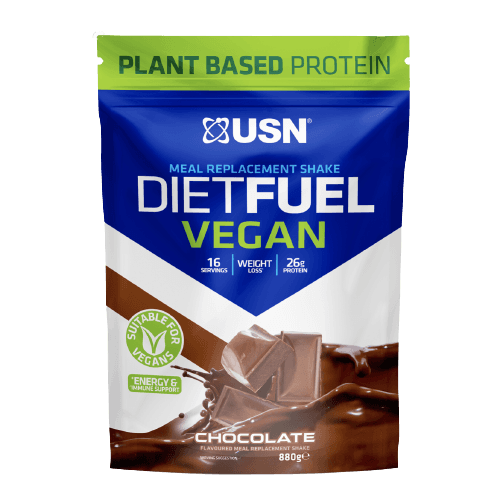 Proteinové prášky USN Diet Fuel Vegan čokoláda 880g