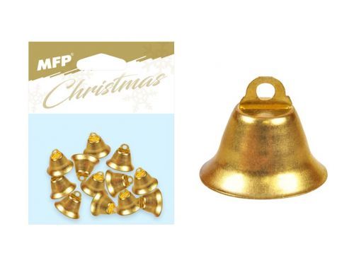 MFP 8882342 Zvonečky 1,7cm/12ks zlaté
