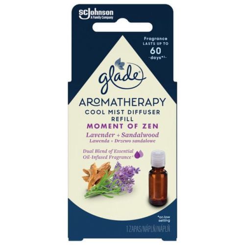 Glade Aromatherapy Cool Mist Diffuser Moment of Zen náplň 17,4ml