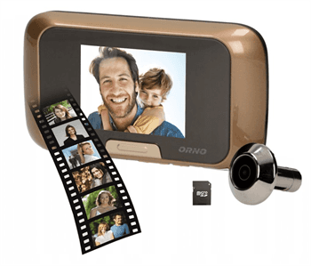 Digitální dveřní kukátko s kamerou ORNO 3,2