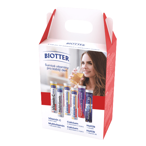 Biotter šumivé vitamíny pro každý den 6x20ks