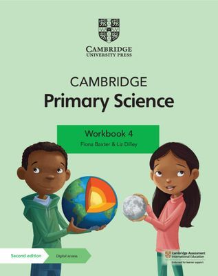 Cambridge Primary Science Workbook 4 with Digital Access (1 Year) (Baxter Fiona)(Mixed media product)
