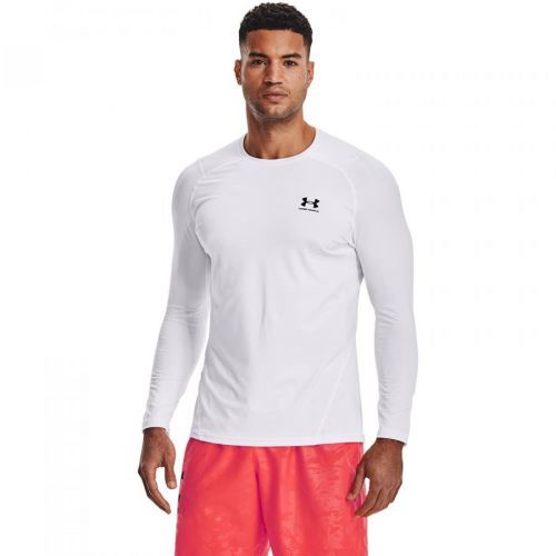 Under Armour Hg Armour Fitted LS White/ Black XXXL