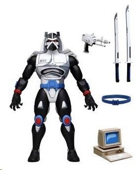 NECA | Želvy Ninja - sběratelská figurka Ultimate Chrome Dome 25 cm