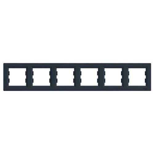 Schneider Asfora šestirámeček antracit EPH5800671