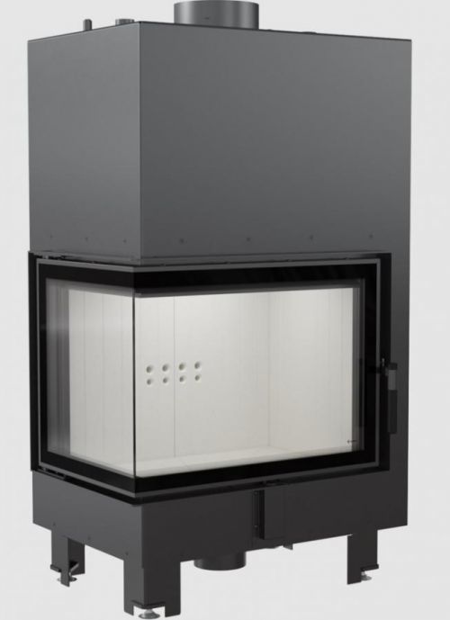 KRATKI Krbová vložka MBZ PW 13 BS s výměníkem, levé prosklení
