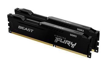 Kingston 16GB 1600MHz DDR3 CL10 DIMM (Kit of 2) FURY Beast Black