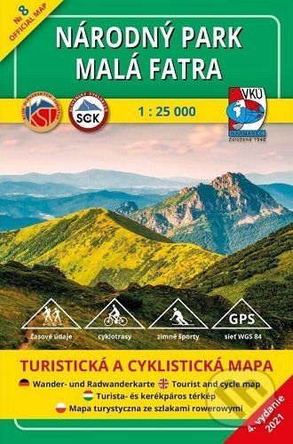 Národný park Malá Fatra 1:25 000 (4.vydanie) - VKÚ Harmanec