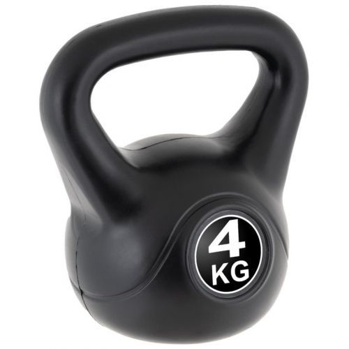 MAXXIVA Kettlebell činka, černá, 4 kg