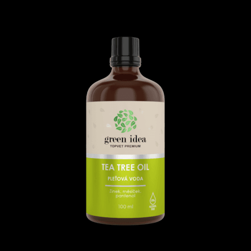 TOPVET TEA TREE OIL pleťová voda s měsíčkem, panthenolem a zinkem bez alkoholu 100ml 100 ml