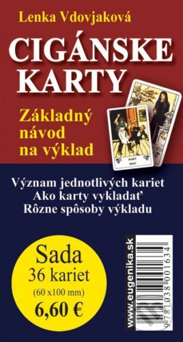 Karty - Cikánské karty (karty + brožura) - Vdovjaková Lenka