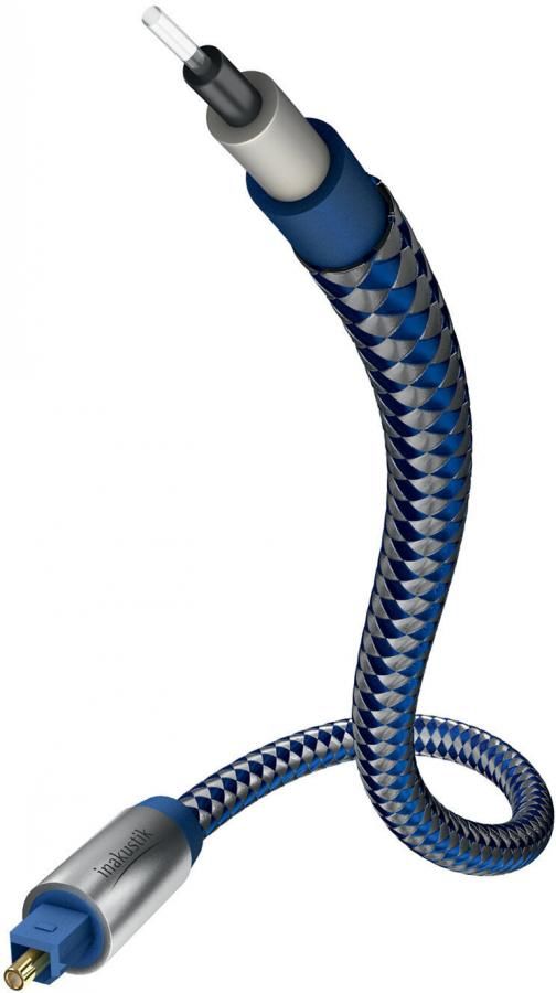 Kabel Toslink vidlice (ODT) ⇒ vidlice (ODT), 2 m, modrý, Inakustik