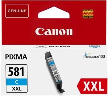 Canon inkoustová náplň CLI-581C XXL cyan