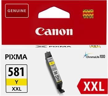 Canon inkoustová náplň CLI-581Y XXL yellow