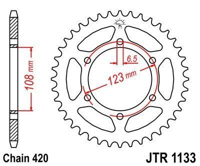 JT Sprockets Rozeta JTR 1133.52