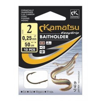 Kamatsu - Návazec Baitholder očko 50cm/10ks vel.2