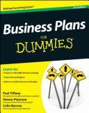 Business Plans For Dummies (Tiffany Paul)(Paperback)