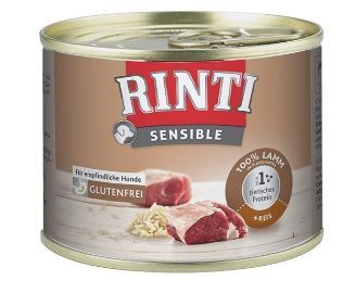 Rinti Dog Sensible konzerva hovězí+rýže 185g