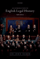 Introduction to English Legal History (Baker John (University of Cambridge))(Paperback / softback)