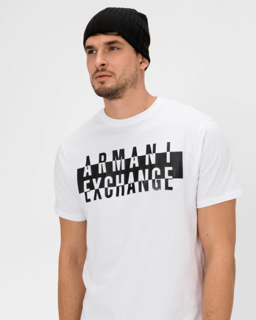 Armani Exchange Triko Červená