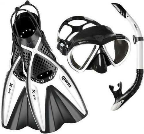 Mares Set X-One Maska + Šnorchl + Ploutve Bílý ,Velikost S/M
