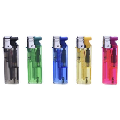 Zapalovač PROF Windproof Clear Color