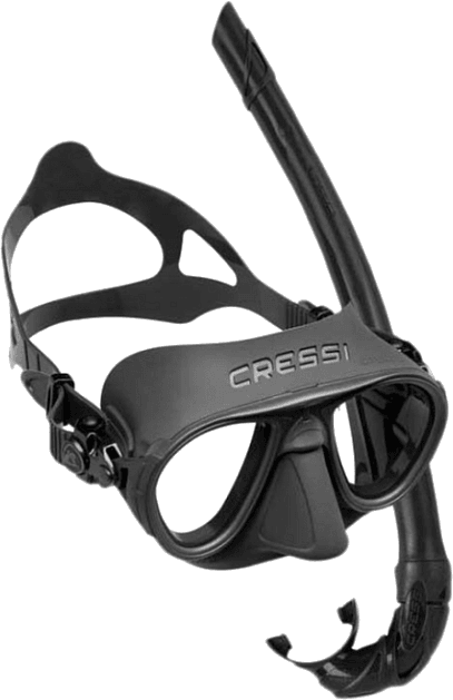 CRESSI Set maska CALIBRO šnorchl CORSICA - černá CRESSI