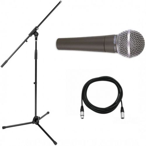 Shure HOTbundle, SM58-LCE, K愦灭;amp;M MicStand, 6m Sommer XLR cable