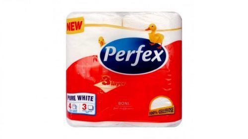 PERFEX Toaletní papír třívrstvý 4role