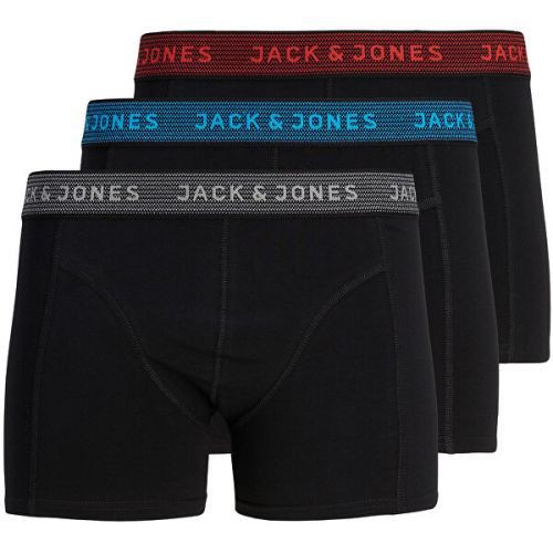 Jack & Jones Boxerky 3 ks Černá