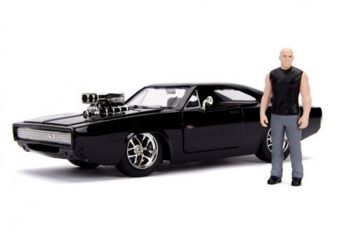 Jada Toys | Fast & Furious - Diecast Model 1/24 1970 Dodge Charger s figurkou