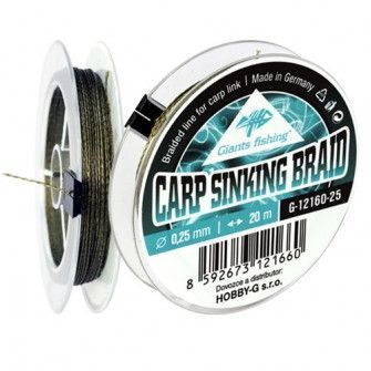 Giants Fishing - Carp Sinking Braid 20m|0,14mm