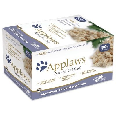 Applaws Cat Pot Selection balení k vyzkoušení 8 x 60 g - kuřecí výběr