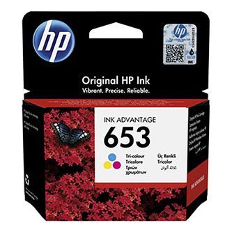 HP 653 Tri-color Original Ink Advantage Cartridge