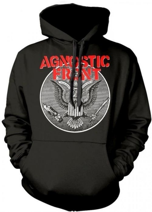 Agnostic Front Against All Eagle Hooded Sweatshirt S