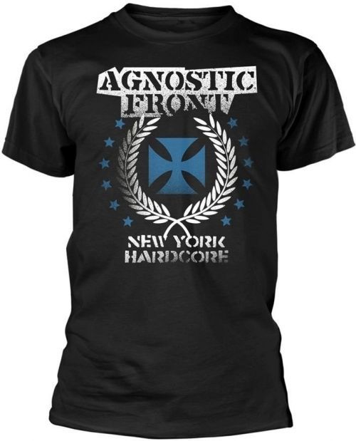 Agnostic Front Blue Iron Cross T-Shirt S