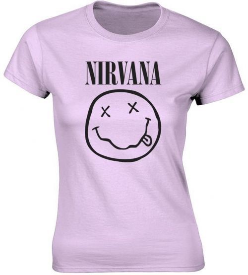 Nirvana Smiley Womens T-Shirt XL