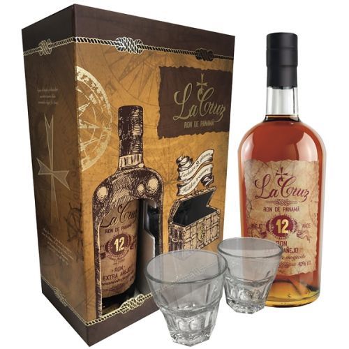 Ron La Cruz 12YO 0,7l 40%+2xSklo