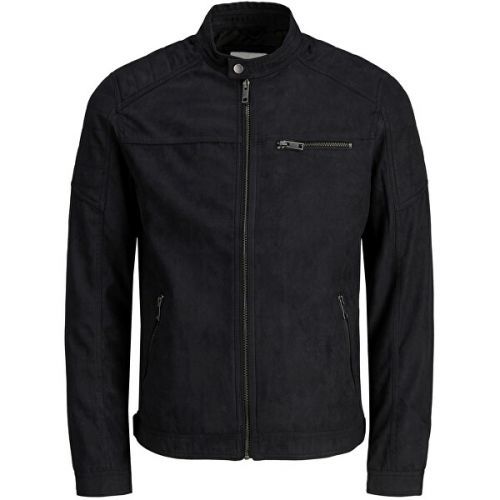 Jack&Jones Pánská bunda JJEROCKY 12147218 Jet Black L