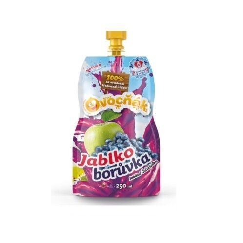 Mošt jablko - borůvka 250 ml 250ml