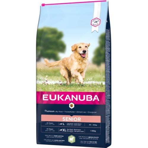 Eukanuba Senior Large & Giant Breed jehněčí s rýží - výhodné balení 2 x 12 kg