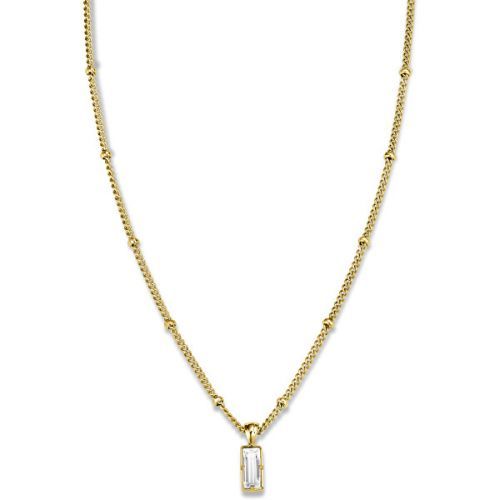 Rosefield Pozlacený ocelový náhrdelník s krystalem Swarovski TOCCOMBO JTNBG-J441