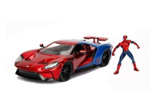 Jada Toys | Marvel Diecast Model 1/24 Spider-Man & 2017 Ford GT