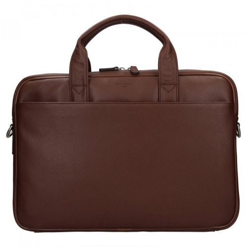 Pánská kožená taška přes rameno Hexagona Tango - koňak