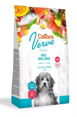 Calibra Dog Verve GF Adult Small Salmon&Herring 1,2kg