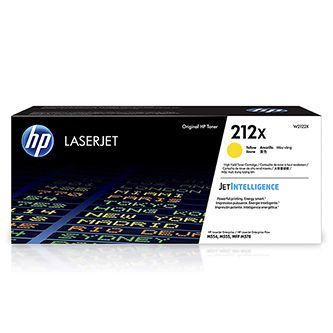 HP 212X High Yield Yellow Original LaserJet Toner Cartridge