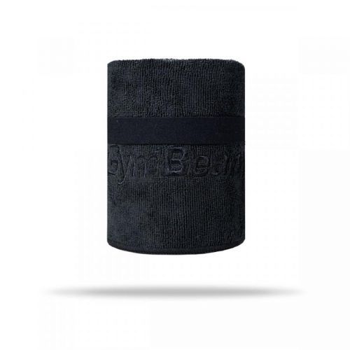 Sportovní ručník z mikrovlákna Large black - GymBeam